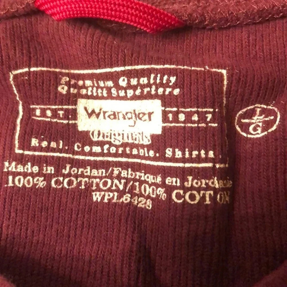 Wrangler Pullover Crew Neck Sweater L - Picture 4 of 4